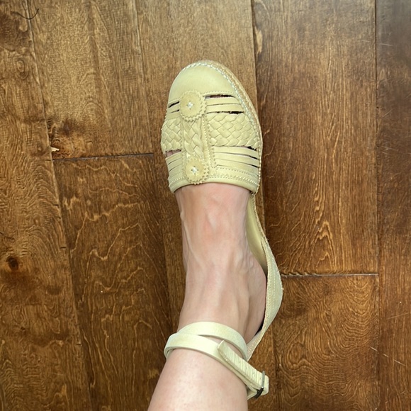 Antic Batik Klara Leather Woven Sandals size 6.5 - Picture 10 of 11